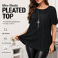 📢 50% DE RÉDUCTION ! ⏰Blouse Plissée Flatteuse Grande Taille