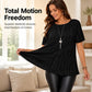 📢 50% DE RÉDUCTION ! ⏰Blouse Plissée Flatteuse Grande Taille