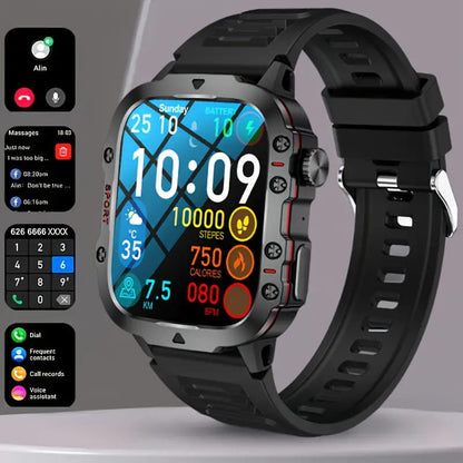 ⌚ Montre Intelligente Robuste pour l’Extérieur — 100+ Modes Sportifs, Étanche, Alliage d’Aluminium 🏞️