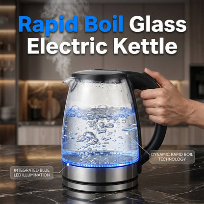 ⏰ PROMO FLASH : 50% DE RÉDUCTION ! Bouilloire Électrique en Verre – Ébullition Rapide & Lumière LED for Une Hydratation Pure et Sécurisée au Quotidien 📢✨