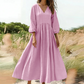 💕New Arrivals 56% OFF👗Women's V-Neck Pleated Maxi Dress