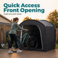 🚲🏠 Abri de Vélo Portable d'Extérieur – résistant aux intempéries, spacieux, montage facile – convient aux vélos, outils et tondeuses. 50% DE RÉDUCTION ! 🔥💪