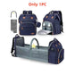 🎒 50% DE RÉDUCTION ! 👶 Sac à Langer Pliable avec Station de Change – Oxford + Polyester – 3 Modes de Port & Lit Intégré for Parents Nomades