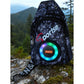 🎒🔈 Sac enceinte Bluetooth portable avec lumières LED – Son haute-fidélité, IPX6 étanche, autonomie 1200 mAh, transformez chaque sortie en fête en plein air avec des basses qui font vibrer 🎵🌊