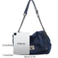 📢 OFFRE LIMITÉE –50% ! ⏰ Sac À Bandoulière Rétro Grande Capacité à Chaîne – Design Denim Vintage avec Grand Compartiment Principal 👜