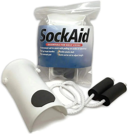 🧦 ACHETEZ 3, OBTENEZ 1 GRATUIT! ⏳ Enfile-Chaussettes pour Personnes Âgées – Tissu éponge, poignées mousse & facile à utiliser – Idéal pour les personnes à mobilité réduite 💪