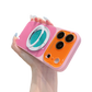 📢📢40% DE RÉDUCTION !! ⏰Coque Téléphone avec Anneau Rotatif 360° Color Block