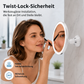 📢 50% DE RÉDUCTION ! ⏰Miroir de Maquillage Grossissant 10x avec Lumière LED et Ventouse