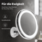 📢 50% DE RÉDUCTION ! ⏰Miroir de Maquillage Grossissant 10x avec Lumière LED et Ventouse