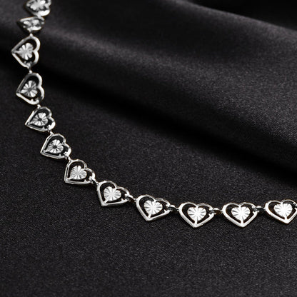 💝 50% DE RÉDUCTION! ✨ Collier Cœur Radieux – Acier inoxydable, cœur ajouré & finition polie – Un bijou élégant pour le quotidien 💎
