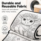 🌸 OFFRE LIMITÉE –50% ! ✨Couverture à Colorier DIY pour Enfants