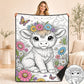 🌸 OFFRE LIMITÉE –50% ! ✨Couverture à Colorier DIY pour Enfants