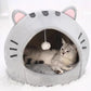 🐱 PROMO FLASH : 50% DE RÉDUCTION ! Lit-Tente 2-en-1 pour Animal – Design Dôme & Balle Interactive for Un Sommeil Paisible et des Heures de Jeu 🏠✨