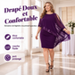 ⌛Vente limitée -50%🔥👗Robe femme à épaules dénudées avec patchwork de paillettes irrégulières✨