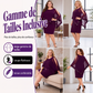 ⌛Vente limitée -50%🔥👗Robe femme à épaules dénudées avec patchwork de paillettes irrégulières✨