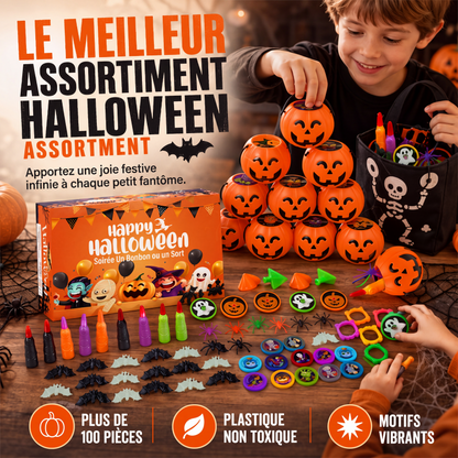 📢📢50% OFF !!⏰Ensemble de jouets assortis pour fête d'Halloween, idéal comme cadeaux d'invités