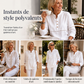 🔥🎁Nouveauté 50% RABATT🔥Haut col montant demi-boutonné pour femme, style décontracté et facile à porter