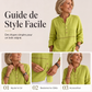 🔥🎁Nouveauté 50% RABATT🔥Haut col montant demi-boutonné pour femme, style décontracté et facile à porter