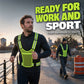 🔥🎁Nouveau 50% OFF🔥Gilet Réfléchissant Haute Visibilité Réglable avec Poche – Équipement de Sécurité pour Course