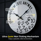 🕰️ 50% RABATT ! 🎨 Horloge Murale Décorative Créative aux Chiffres Mélangés – Unique, Silencieuse & Parfaite pour le Salon ou la Cuisine 🏠