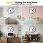 🕰️ 50% RABATT ! 🎨 Horloge Murale Décorative Créative aux Chiffres Mélangés – Unique, Silencieuse & Parfaite pour le Salon ou la Cuisine 🏠