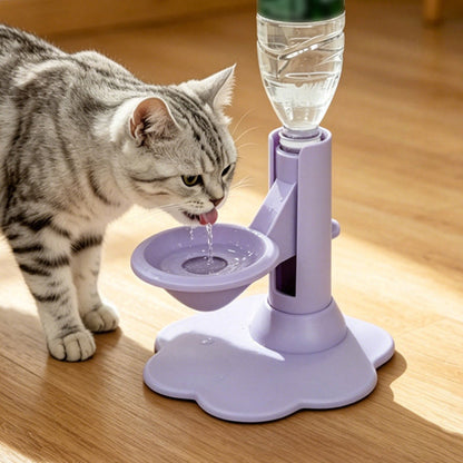 🐱 Fontaine à Eau pour Chat Soin du Cou Réglable – Hauteur Ajustable 3 Niveaux & Antidérapante