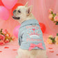 👗 Veste en Jean Princesse pour Chien – Vêtement Ajustable Tendance pour Petits & Moyens Chiens, Jean Lavé Doux avec Accent Nœud 🐩✨