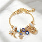 📢📢50% OFF !!⏰Bracelet Charm Céleste Soleil Lune