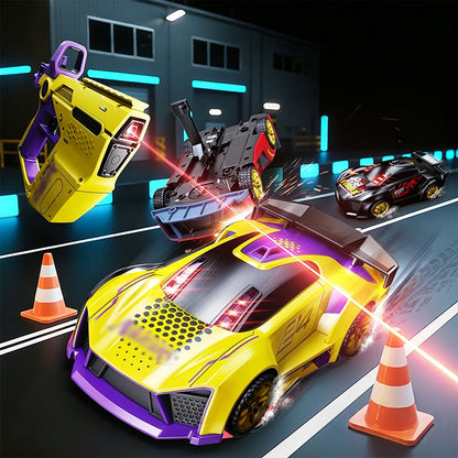 🚗🎯 Conduis‑le, lance‑le ! – Voiture télécommandée 2‑en‑1 et lanceur de fléchettes souples pour enfants. Balles en mousse sans danger. Stock au Royaume‑Uni.