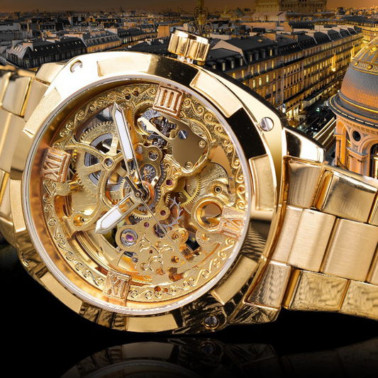 🔥 -50% ! ⌚Montre Automatique Squelette pour Homme