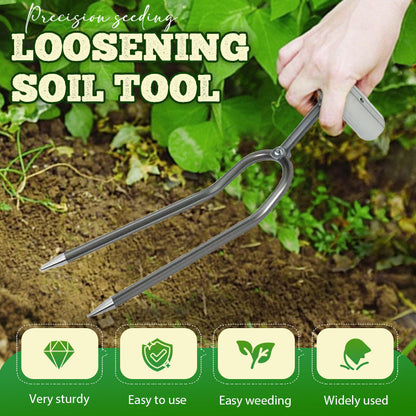 ⏳Offre Limitée 50% de Réduction⏰Outil Compact de Désherbage de Jardin à 2 Dents