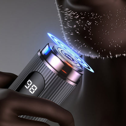 🪒 -50 % pour une durée limitée 🪒 Mini-rasoir électrique de voyage, affichage LED de la batterie et étanche
