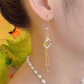 📢📢50% DE RÉDUCTION !! ⏰Aretes de Gancho con Borlas Geométricas Elegantes