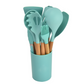 📢📢50% DE RÉDUCTION !! ⏰Set Complet d’Ustensiles de Cuisine en Silicone