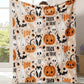 📢📢50% DE RÉDUCTION !! ⏰Plaid Douillet Imprimé Fantômes Halloween