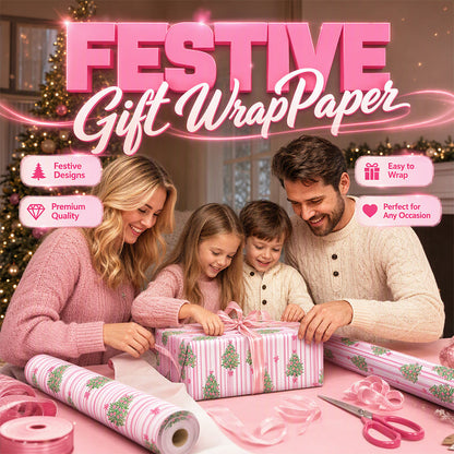 📢📢50% DE RÉDUCTION !! ⏰Papier Cadeau de Noël pour Cadeaux de Fêtes