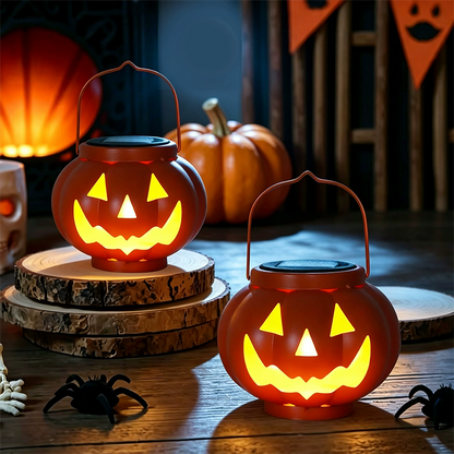 📢📢50% DE RÉDUCTION !! ⏰Lanterne Citrouille Solaire Halloween
