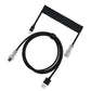 ⌨️ −50% ! 🔌 Câble Clavier Spiralisé – Connecteur Aviateur Détachable & Finition Premium ✨