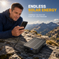 🎉 Soldes 2026 — Plus de 29 000 vendus ! ☀️🔋 Chargeur Solaire pour 4 Piles Lithium – 26650, 21700, 18650 et plus – Sortie USB, LED intégrée, Idéal Camping & Voyage 🏕️
