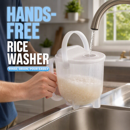 📢📢50% DE RÉDUCTION !! ⏰ Lave-Riz Sans Les Mains avec Passoire Intégrée