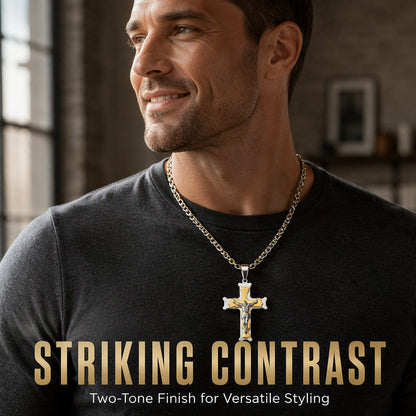 ✨ Grande promotion 2026 ✝️ Collier avec pendentif croix audacieuse