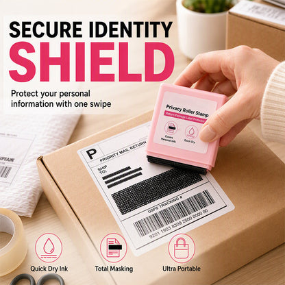 🏃50% DE RÉDUCTION JUSQU’À ÉPUISEMENT DES STOCKS !🔒 Votre nom et adresse sont sur chaque colis — ce tampon rouleau les masque instantanément. Sans déchirer, sans broyeur, sans vol d’identité. 🛡️
