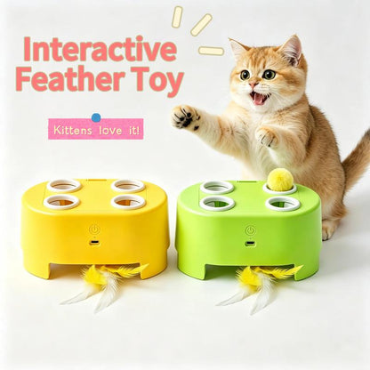 ⏳ Offre limitée −50% ⏰ Jouet Interactif Attrape-Taupe pour Chat – 3 Modes de Jeu, Exercice Ludique & Jeu Mental en Intérieur 🐱🧀