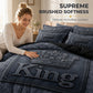 ⏳Offre Limitée 50% de Réduction⏰ Parure de Lit 3 Pièces Motif Couronne Royale 🛌