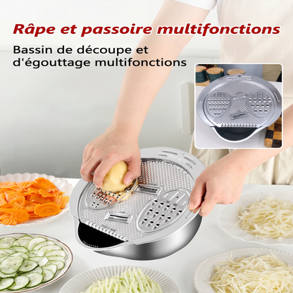 🍳🥗 -50% ! 🏠Panier Multifonction en Acier Inoxydable – Couper, Égoutter & Préparer en Toute Simplicité.
