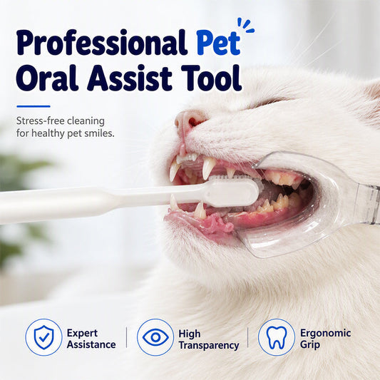 🦷 50% DE RÉDUCTION! 🐾 Écarteur buccal pour chien/chat – Facilite le brossage & doux ✨