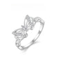 🦋 PROMO FLASH : 50% DE RÉDUCTION ! Bague Papillon en Zircone Cubique – Design Raffiné & Détails Celtiques for Élégance Quotidienne 💍✨