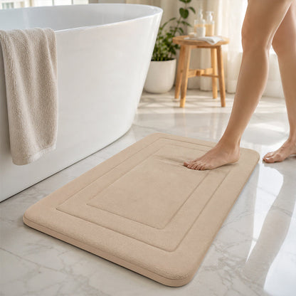 ⏳Offre Limitée 50% de Réduction⏰ Tapis de Bain Ultra-Absorbant à Séchage Rapide