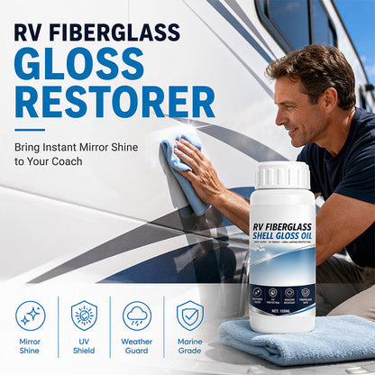 🚐💎 -50% ! 🛡️Restaurateur de Brillance pour Fibre de Verre – Protection UV & Barrière Anti-Intempéries pour Camping-Car.