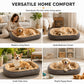 🐕🛏️ -50% ! 💤Lit Confortable pour Animaux – Mousse de Soutien & Double Texture Respirante pour un Repos Douillet.